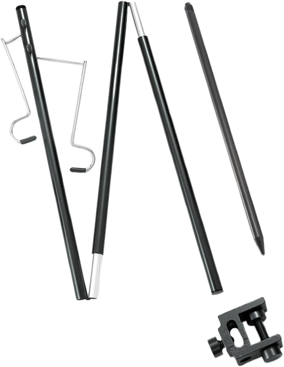 Mipcase Camping Lantern Hook Hanger Outdoor Light Stand Lightweight Aluminum Folding Mini Lamp Pole for Tent Lantern