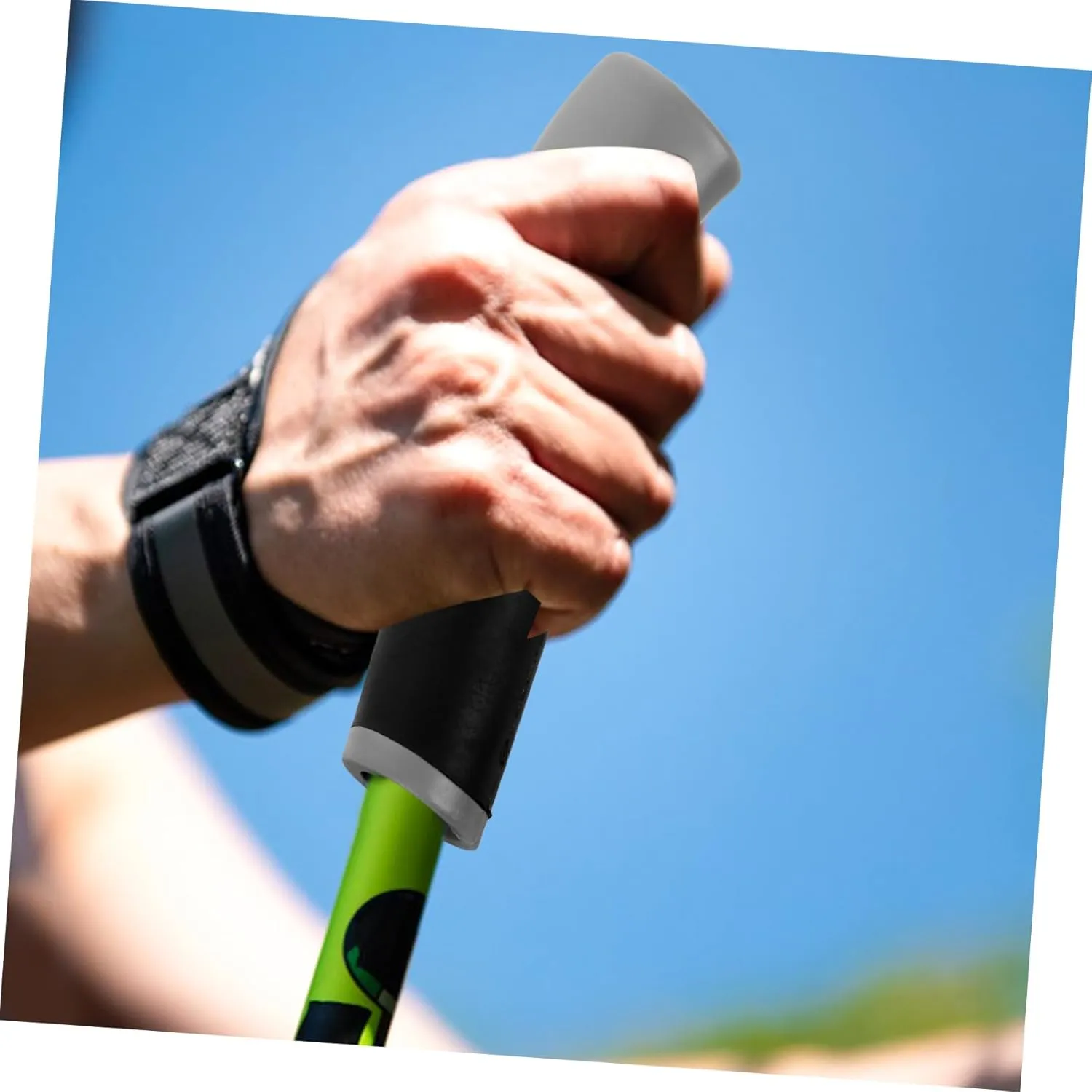 Mipcase Trekking Pole Handle Walking Stick Pole Grip Sturdy Stick Handle Grip Ski Stick Handle Grip Cane Handle