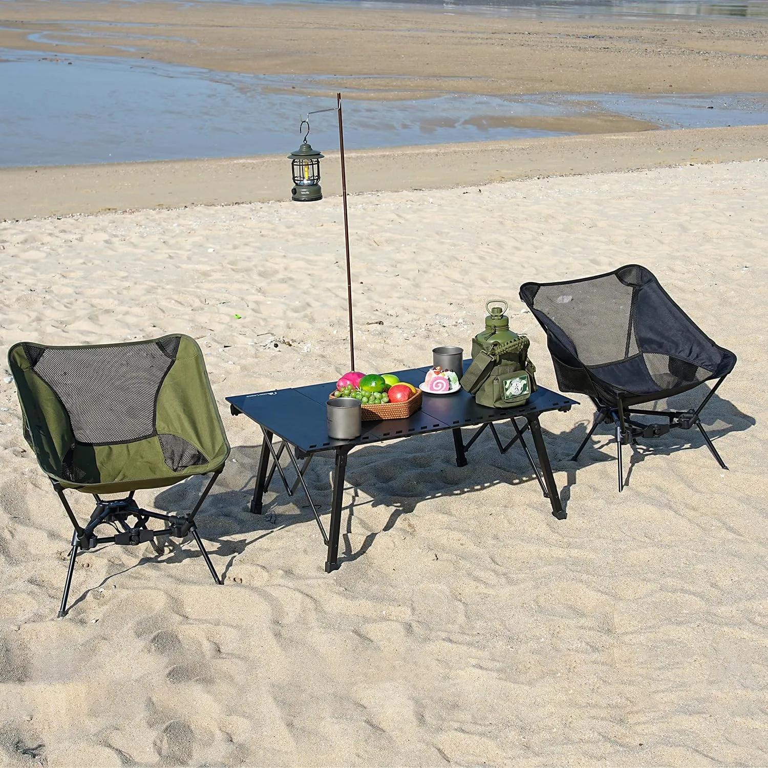 MOON LENCE Portable Camping Chair Backpacking Chair - The 4th Generation Ultralight Folding Chair - Compact, Lightweight Foldable Chairs for Hiking Mountaineering, Beach