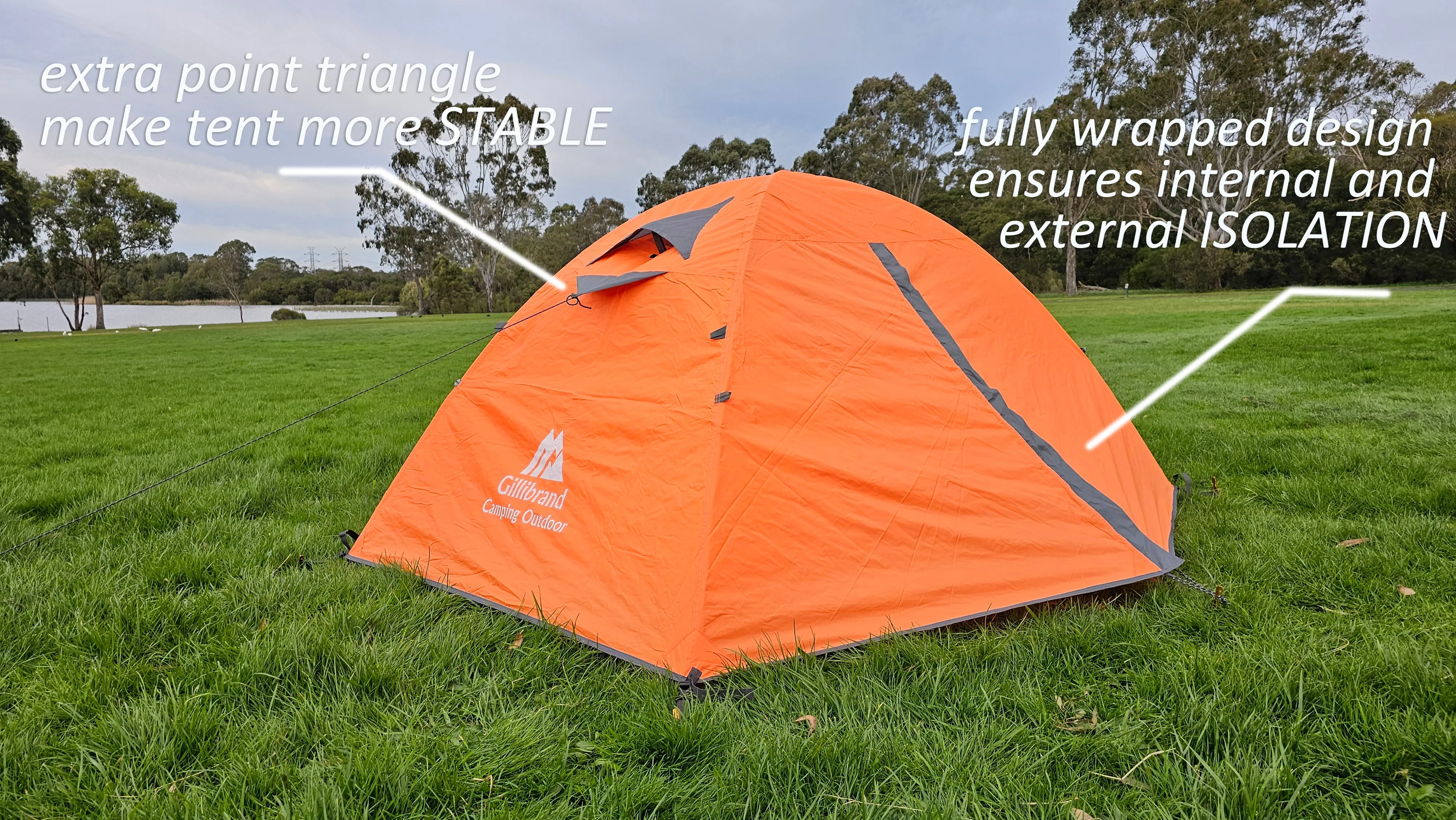 Moonta 1-2 Persons Tent (Gold)