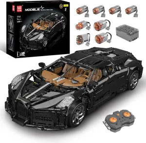 Mould King 13163 MOC Sports Car Building Kits, Remote/APP Control 4688 Pieces Super Car Model Block Sets, Collectible Set for Adults, Boy Toys for Christmas and Birthday Gifts