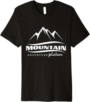 mountain adventure plateau Premium T-Shirt