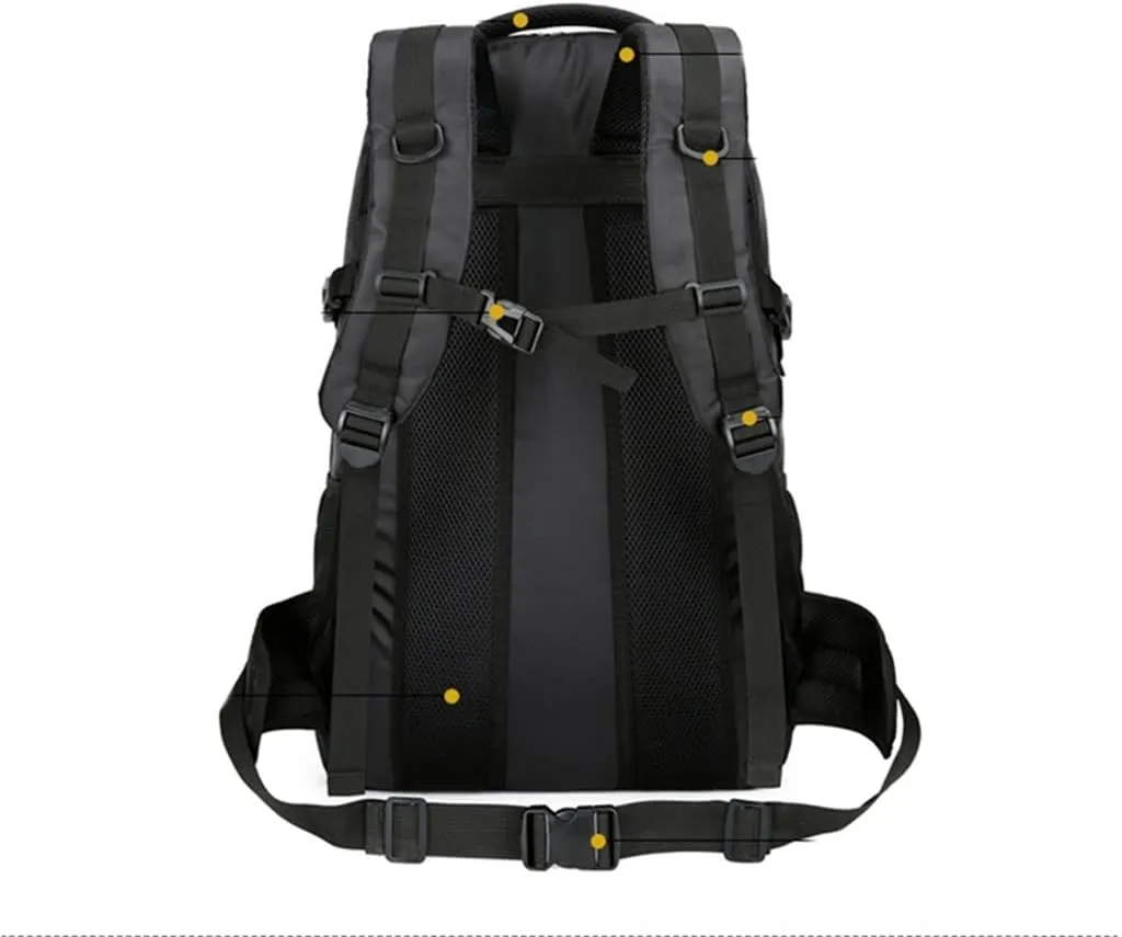 Mountaineering Backpack Rucksack 60L Outdoor Sports Bag Travel Backpack Hiking Backpack Hiking Bag(E)