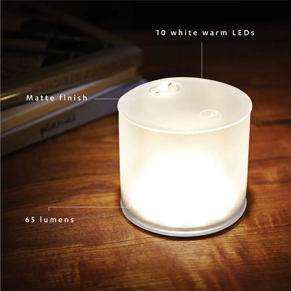 MPOWERD Luci Lux: Solar Inflatable Lantern Rechargeable via Solar or USB-C