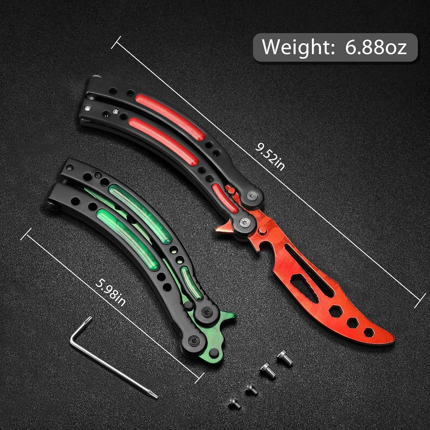 Multifunctional Bottle Opener and Wrench Tool - Multitool, Stainless Steel, Plastic Handle