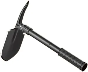 Multifunctional Garden Shovel for Camping, Suitable for Camping/Fishing/Wild Survival, Etc. Shovel. Pickaxe and Hoe Three-in-one
