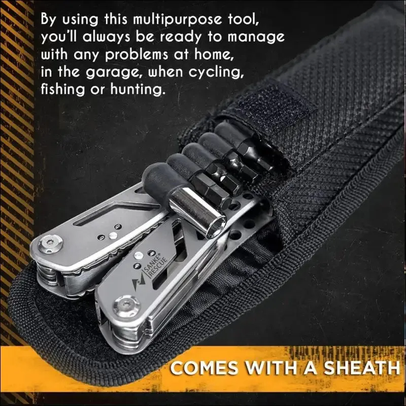 Multitool 24-in-1 multitools pliers with professional multi-tool for survival camping and hunting