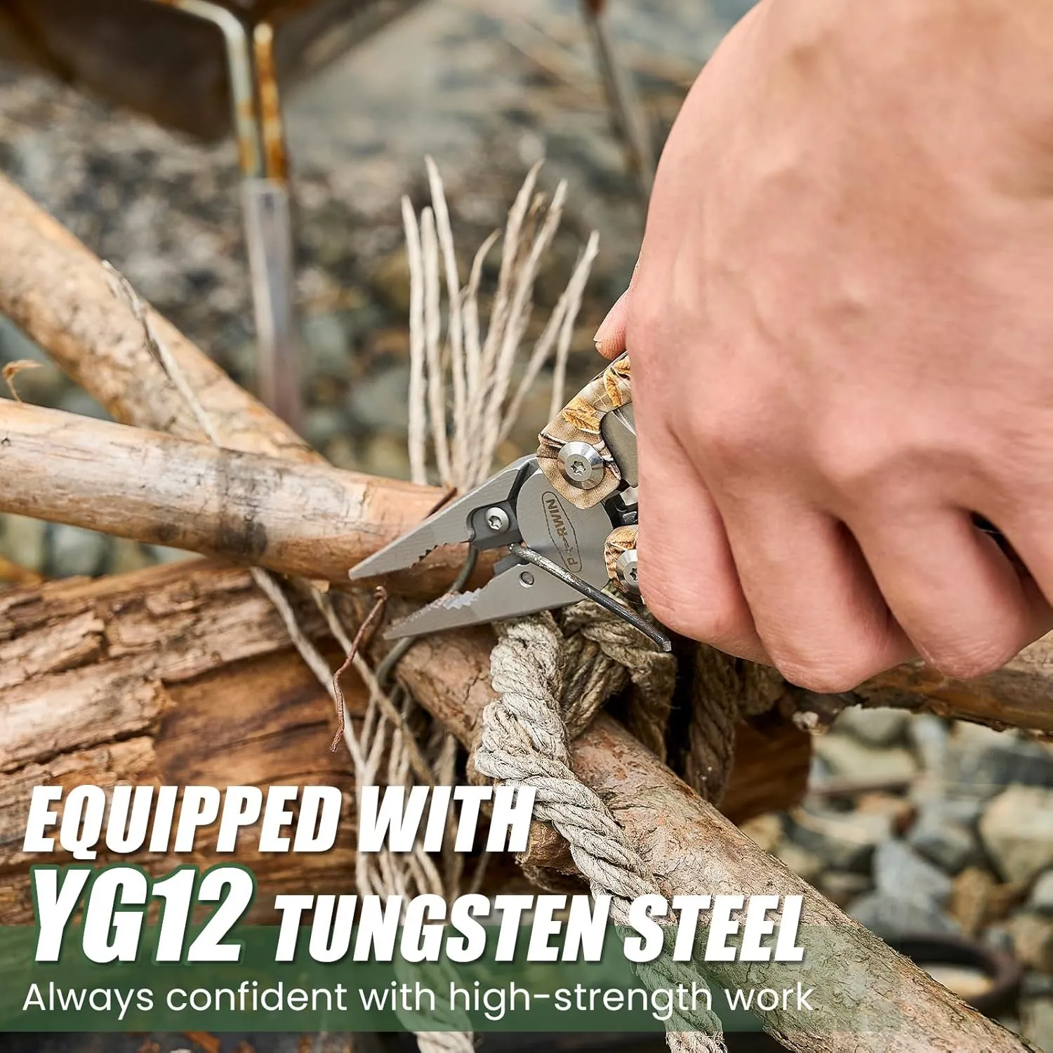 Multitool - 26 in 1 Multi Tool Pliers with Pocket Knife, Bottle Opener, Saw, EDC for Survival Camping, Hunting and Hiking, Stainless Steel