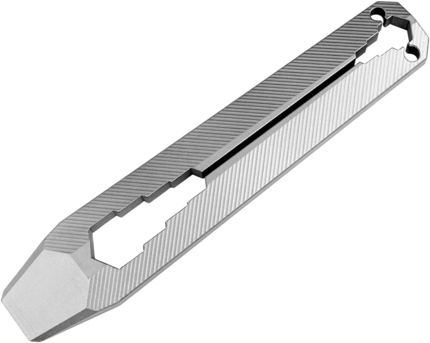 Multitool for Keychain Wrench Metal Lightweight for Men Survival Pocket Tool Utility Gadget for Mountaineering Hiking Outdoor, 10x2cm