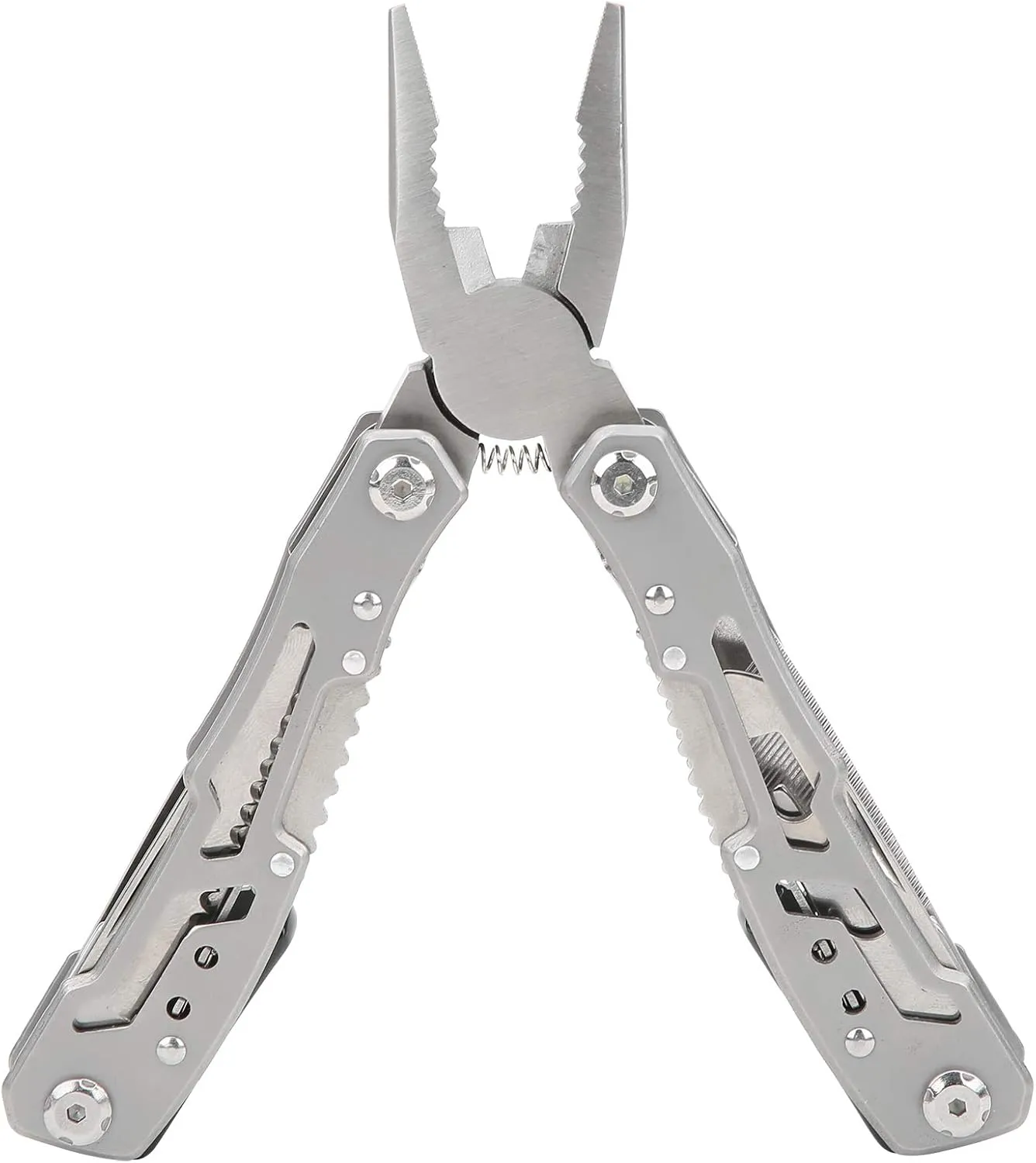 Multitool Plier, Stainless Steel Multifunctional Folding Pocket Knife, Bottle Opener Screwdriver Wire Cutter Outdoor Equipment