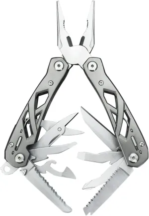 Multitool Pliers with Safety Lock Portable Stainless Steel Pliers Folding Knife Saw EDC Multi Tool for Outdoor Camping Fishing Hiking Man's Gift
