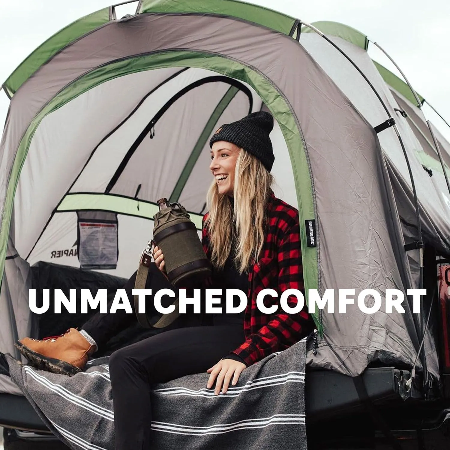 Napier Backroadz Truck Tent: Easy Setup, Waterproof & Spacious 2-Person Camping Shelter