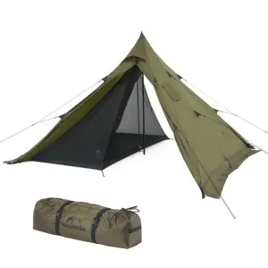 Naturehike Flame Retardant 4-Season Camping Tent with Stove Jack