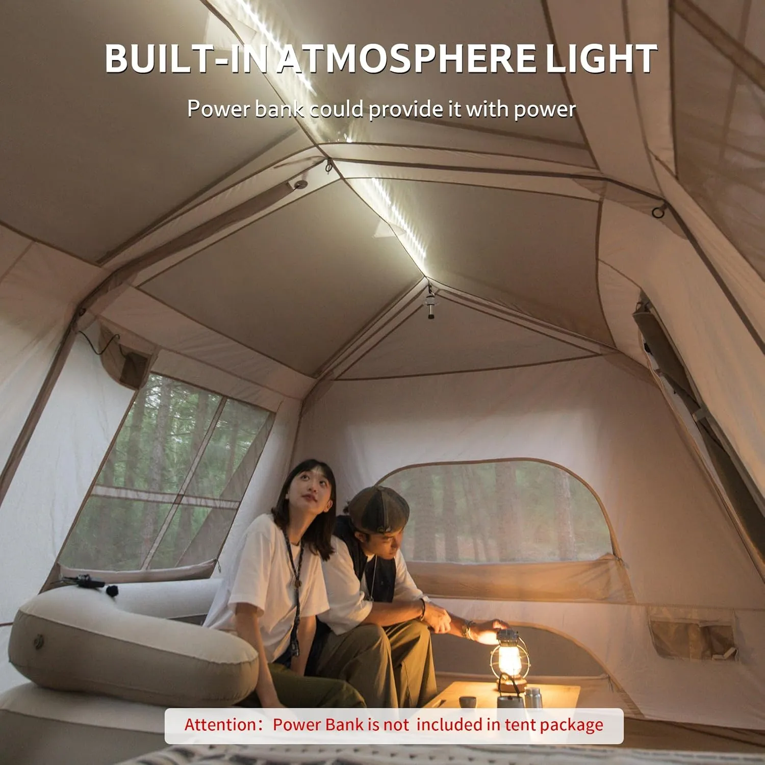 Naturehike Village Camping Tent,4/6/8 Person Tents for Camping, 60S Easy Setup Instant Tent for Family Camping, Car Camping