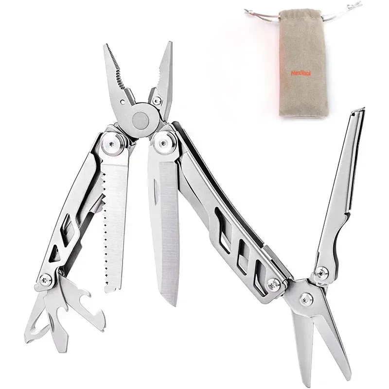 NEXTOOL Flagship Pro 16-in-1 Multitool with Pliers and Knife for EDC and Outdoor Use