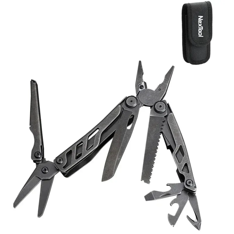 NEXTOOL Flagship Pro 16-in-1 Multitool with Pliers and Knife for EDC and Outdoor Use
