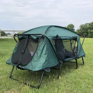 No-Build Off-The-Ground Tent Outdoor Single and Double Rainproof Thickened Sunscreen Field Tent, 210*120*120cm