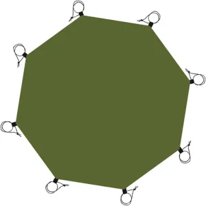Octagonal Tent Footprint Camping Tarp for Hiking Gear, No Ground Nails