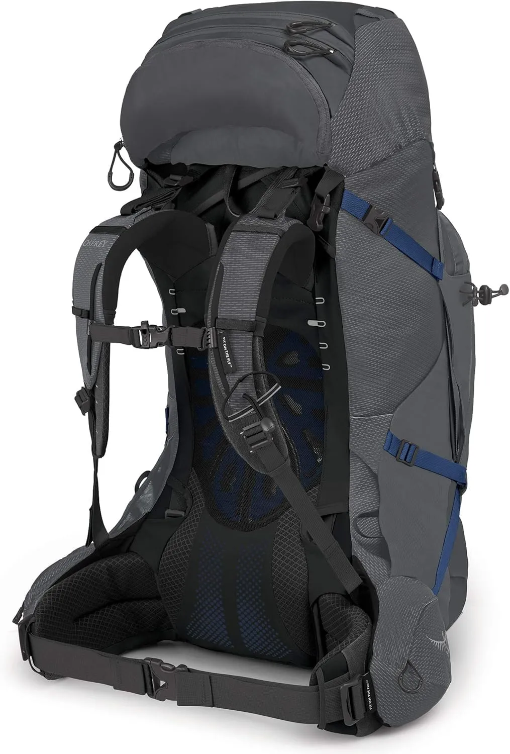 Osprey Aether Plus 70L Men's Backpacking Backpack, Eclipse Grey, S/M