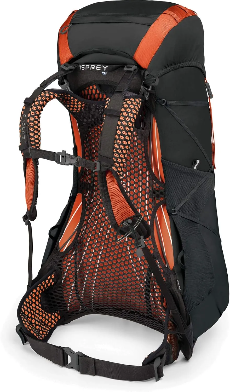 Osprey Exos 38L Men's Ultralight Backpacking Backpack, Blaze Black