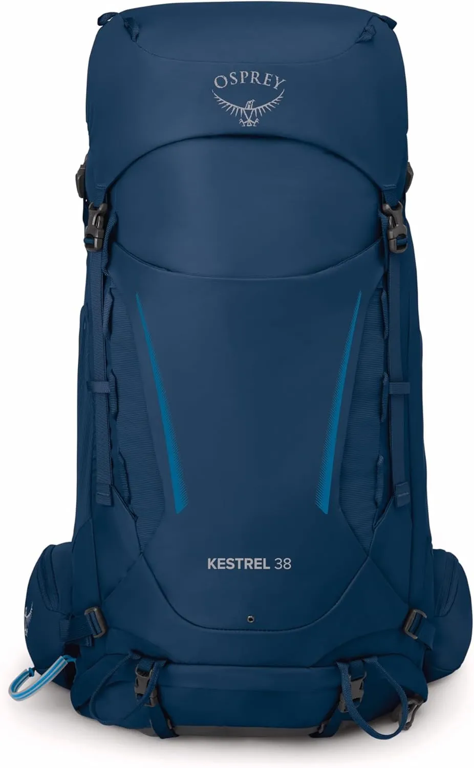 Osprey Kestrel 38L Men's Backpacking Backpack, Atlas Blue, L/XL