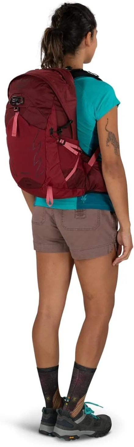 Osprey Tempest 20L Women's Hiking Backpack with Hipbelt, Kakio Pink, WM/L