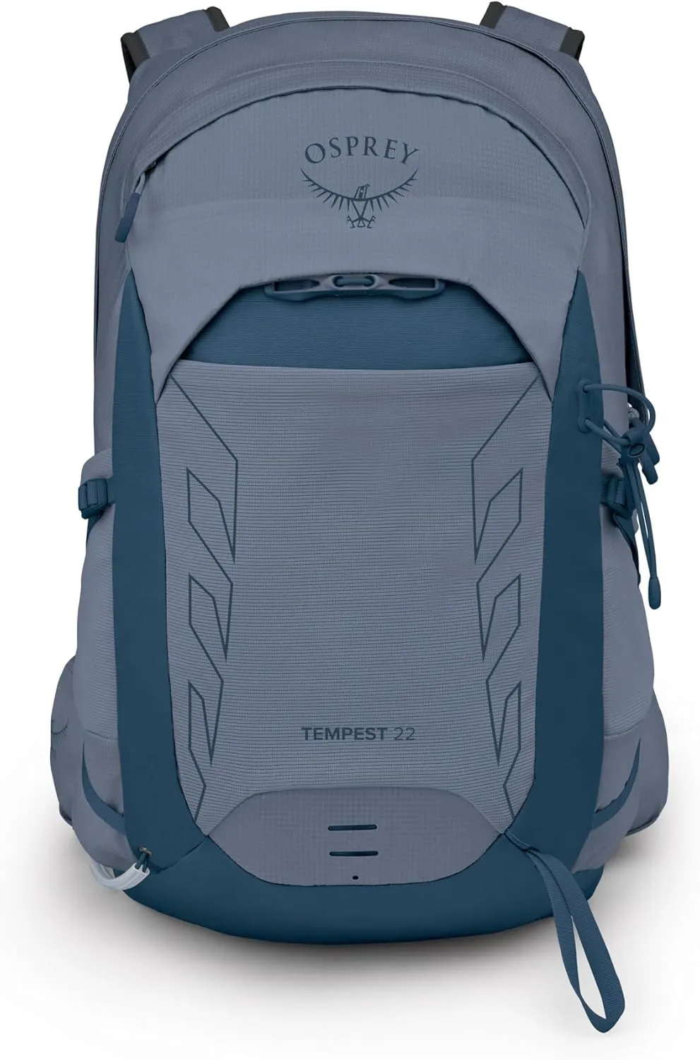 Osprey Tempest 22L Women's Lightweight Hiking Backpack with Hipbelt, Anchor/Blue Atlas