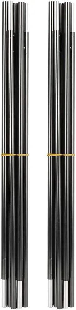 Outdoor Aviation Grade Aluminum Double Tent Pole Support Frame Rod Accessory, Lightweight Construction, Easy Setup, Universal Fit for Camping Hiking Backpacking Tent