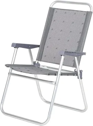 Outdoor Camp Chairs, Outdoor Camping Portable Folding Chair Beach Seat Lightweight Lazy Lunch Break Recliner for Fishing Travel Lawn Chairs Adults
