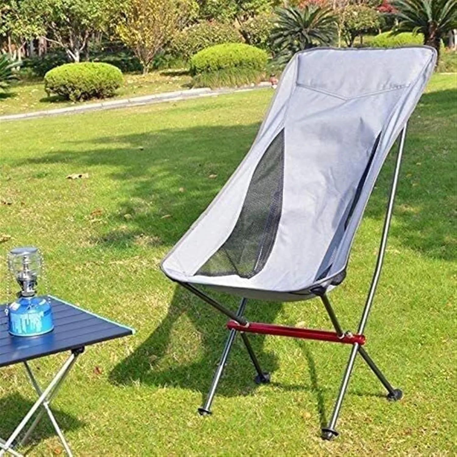 Outdoor Camp Chairs, Ultralight Foldable Camping Chair,Picnic Backrest Seat Folding Aluminum Alloy Stool Lawn Chairs Adults(C)