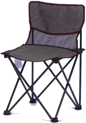Outdoor Camping Chair Outdoor Portable Folding Chair Beach Backrest Chair for Camping Breathable Mesh Fishing Chair Compact Portable Camping Folding Chair