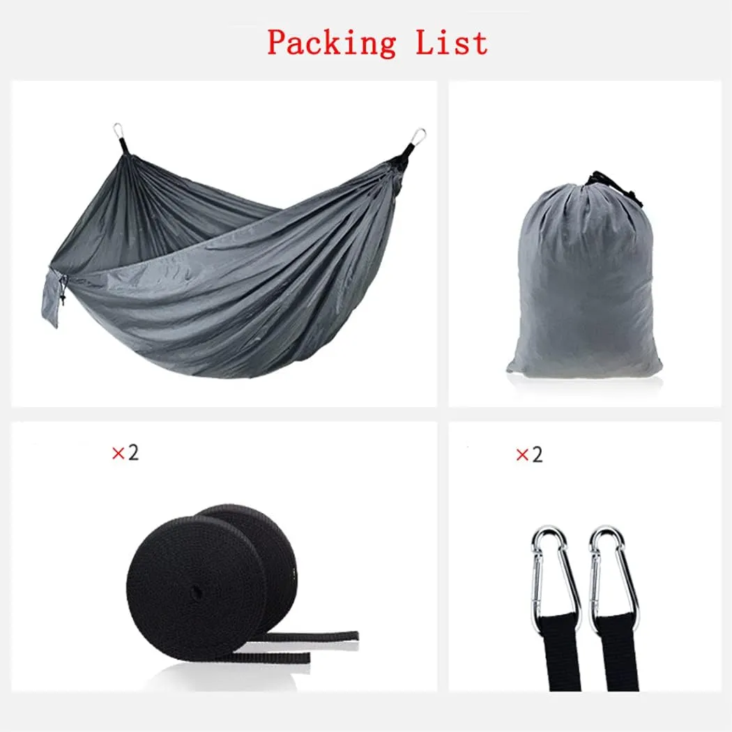 Outdoor Camping Hammock - Travel Hammock with 2 Tree Straps - Portable Backpacking Hammock for Adventure Hiking Travel-Max Load of 800lbs Gift #1