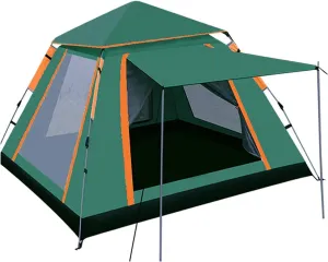 Outdoor Camping Tent,Family Large Tents 4 Person,Easy Setup Tent Sun Shade Protection Sun Shelter