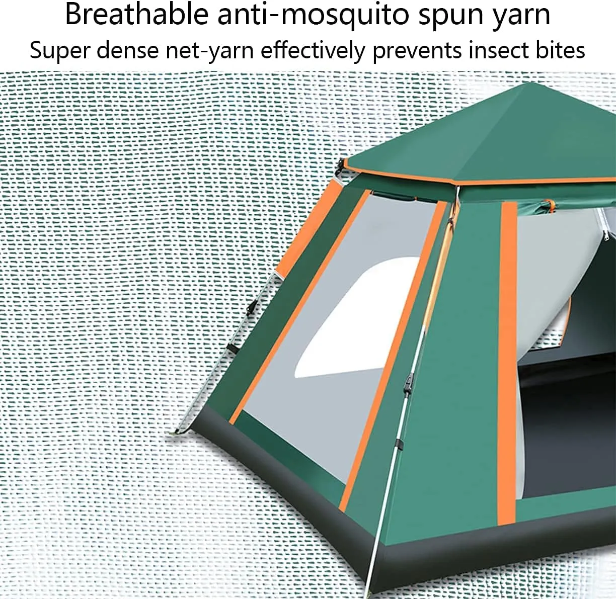 Outdoor Camping Tent,Family Large Tents 4 Person,Easy Setup Tent Sun Shade Protection Sun Shelter