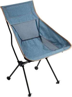 Outdoor Chair Folding Camping Chair Fishing Chair Folding Portable Outdoor Leisure Recliner Oxford Cloth Breathable Stool with High Back Camping Chair Foldable Chair