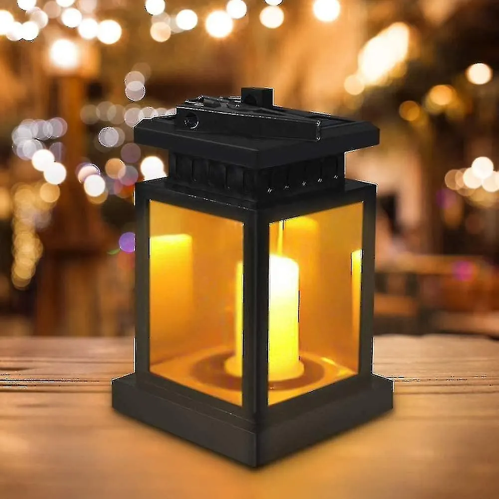 Outdoor Garden Solar Lantern, Candle Light Ip65 Windproof Waterproof For Garden