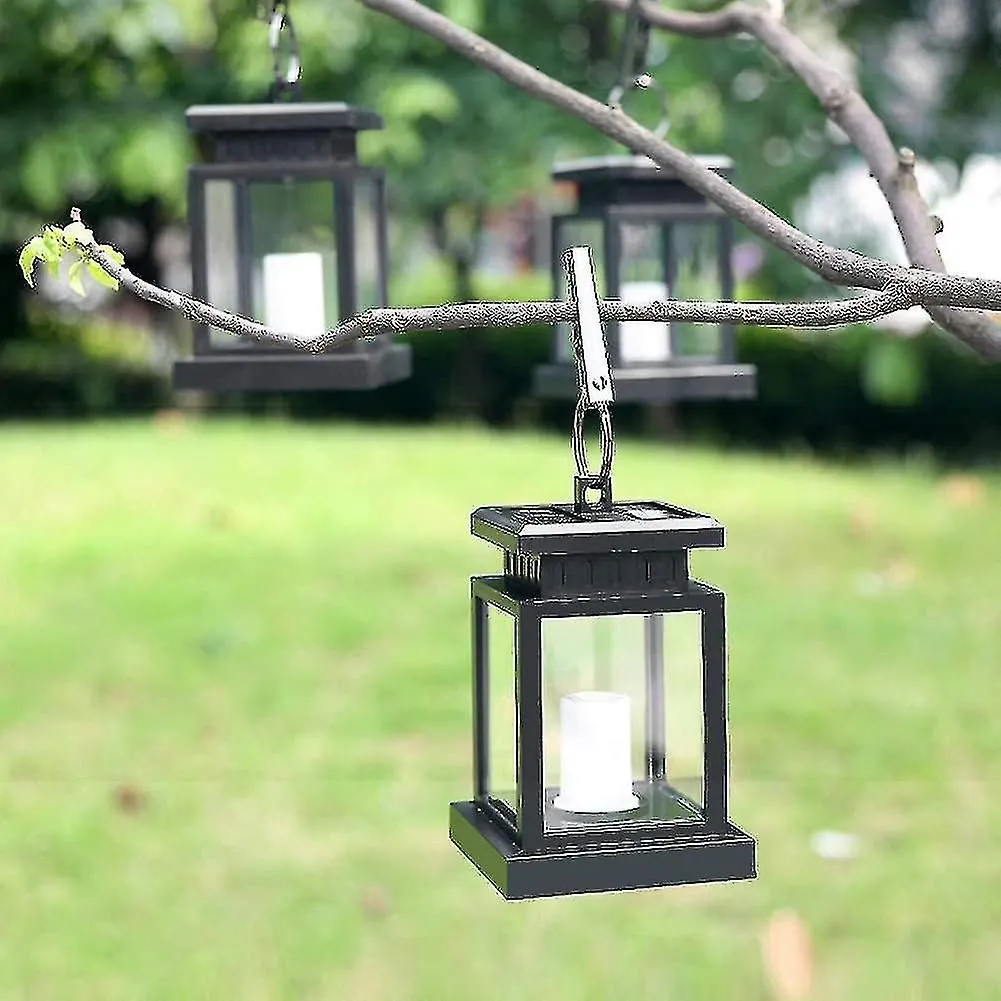 Outdoor Garden Solar Lantern, Candle Light Ip65 Windproof Waterproof For Garden