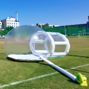Outdoor Inflatable Transparent Dome Bubble Tent, 3-5 Person, Waterproof, Windproof, Heat-Resistant, Perfect for Camping, Festival, Stargazing