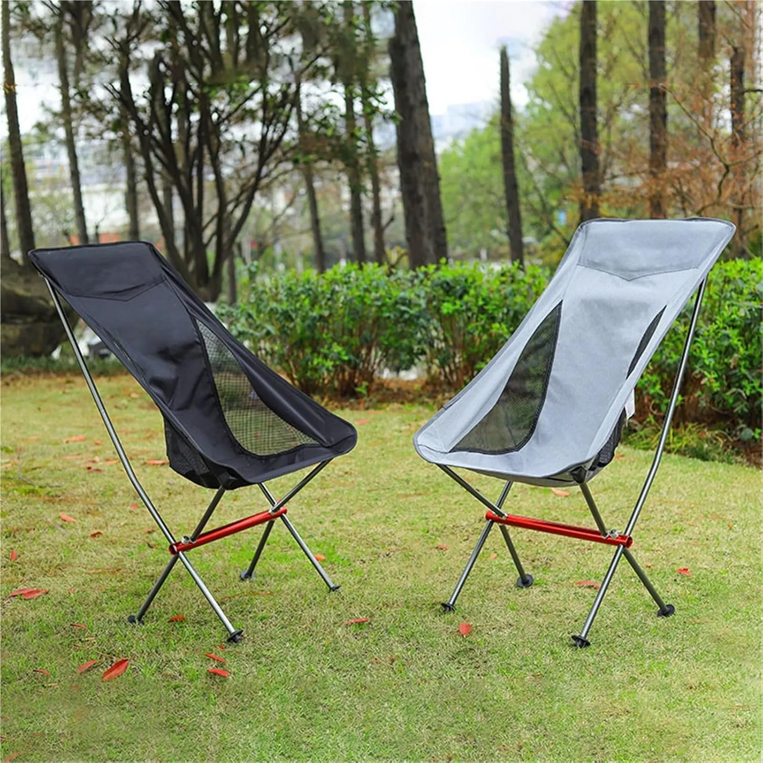 Outdoor Portable Lightweight Folding Chair Camping Beach Barbecue Self-Driving Leisure Fishing Chair