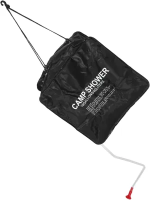 Outdoor Solar Heated Shower Bag Portable Camp Shower for Camping Hiking and Outdoor Activities Convenient Solar Water Bag with Spray Head for Easy Bathing Nature