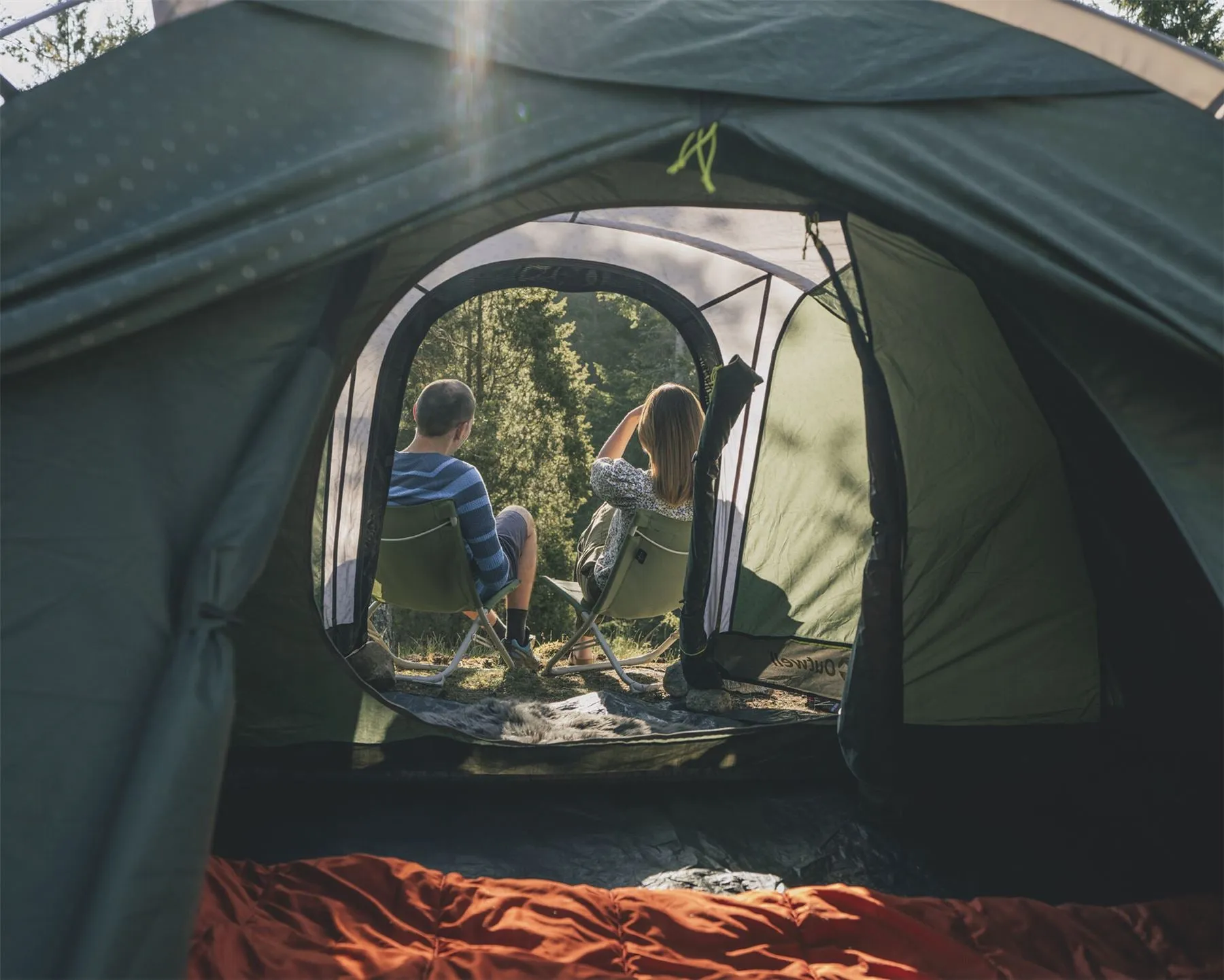 Outwell Cloud 5 Plus Pole Tent Green 5 Person