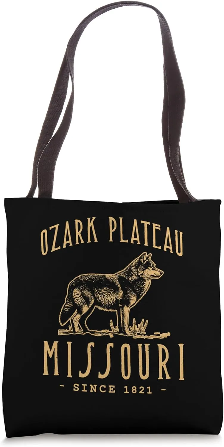 OZARK PLATEAU. WOLF OUTDOOR WILDLIFE Tote Bag
