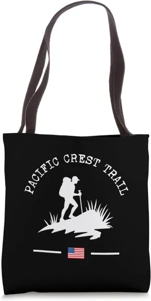 Pacific Crest Trail Hiker Sierra Nevada Cascade Mountains Tote Bag