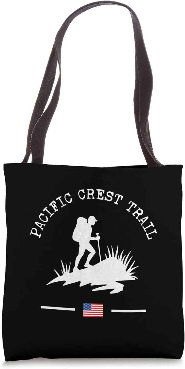 Pacific Crest Trail Hiker Sierra Nevada Cascade Mountains Tote Bag