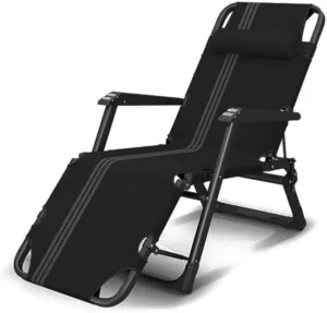 Patio Furniture,Sun Loungers Garden Loungers Garden Chairs Folding Recliners in Zero Gravity Reclining Patio,Lawn Patio Lounge Chairs Lunch Break Nap Chair Single Summer