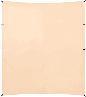 Peachpuff Beige Beach Cabana Tent UPF50  Water-Resistant Shade Sun Shelter with Sand Shovel, Sandbags for Camping, Fishing, Backyard Fun