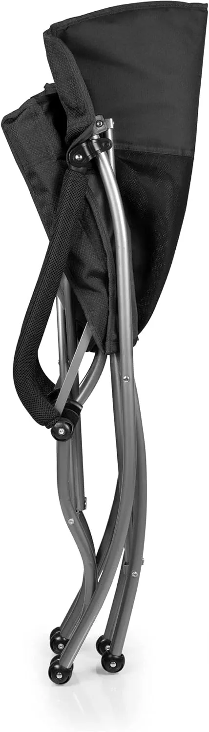 PICNIC TIME NCAA Florida State Seminoles PT-XL Heavy Duty Camping Chair, XL Beach Chair, 400 lb Capacity Camp Chair, (Black)