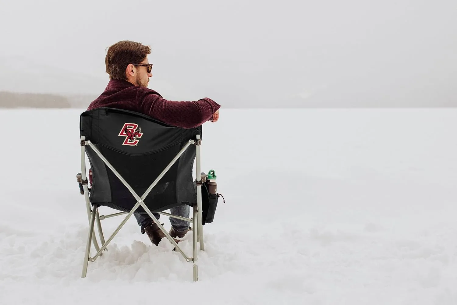 PICNIC TIME NCAA Florida State Seminoles PT-XL Heavy Duty Camping Chair, XL Beach Chair, 400 lb Capacity Camp Chair, (Black)