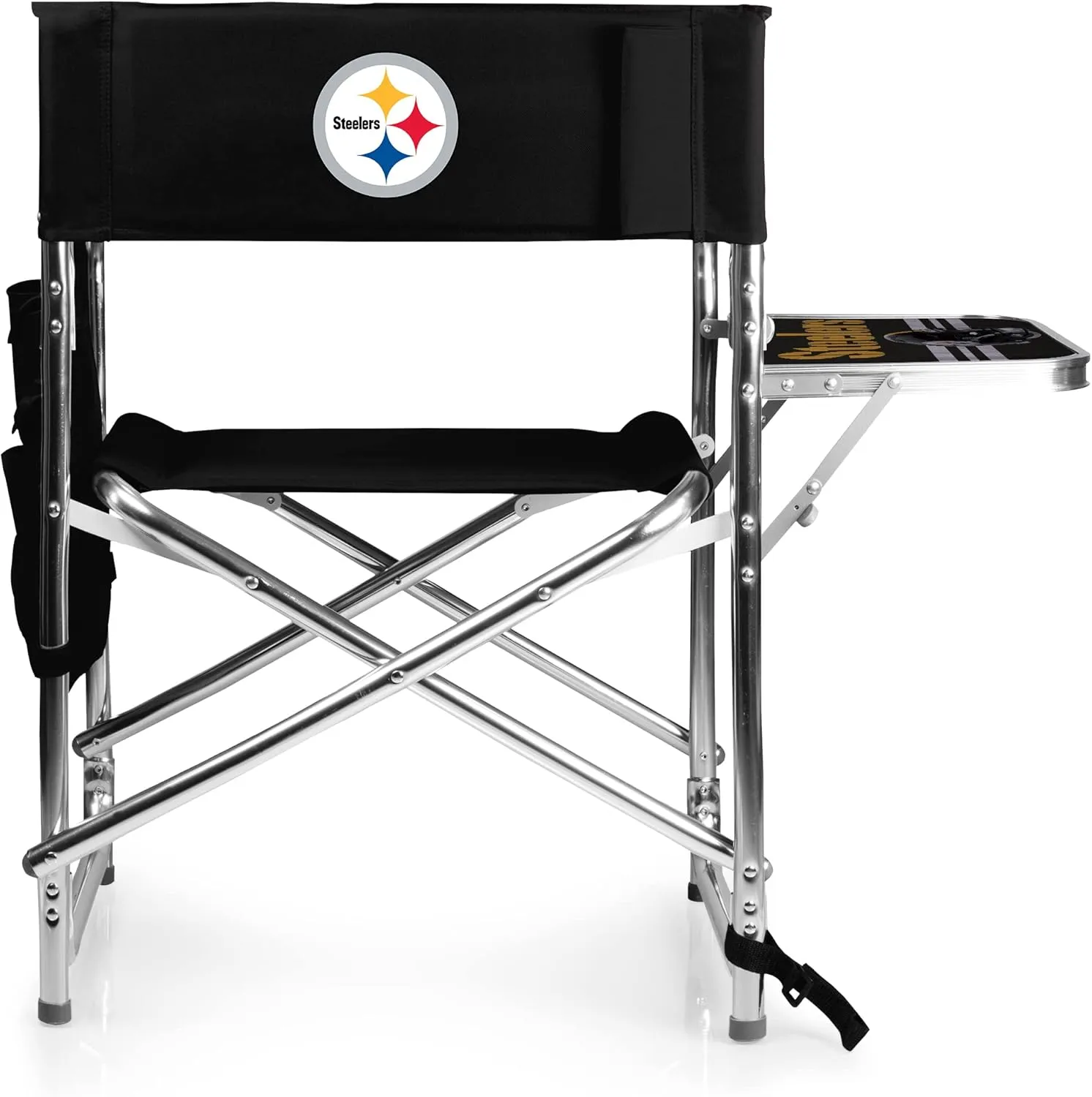 PICNIC TIME NFL Unisex-Adult NFL Sports Chair with Side Table, Beach Chair, Camp Chair for Adults