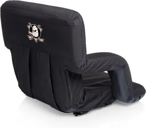 PICNIC TIME NHL Ventura Reclining Stadium Seat with Back Support - Bleacher Seat - Beach Floor Chair